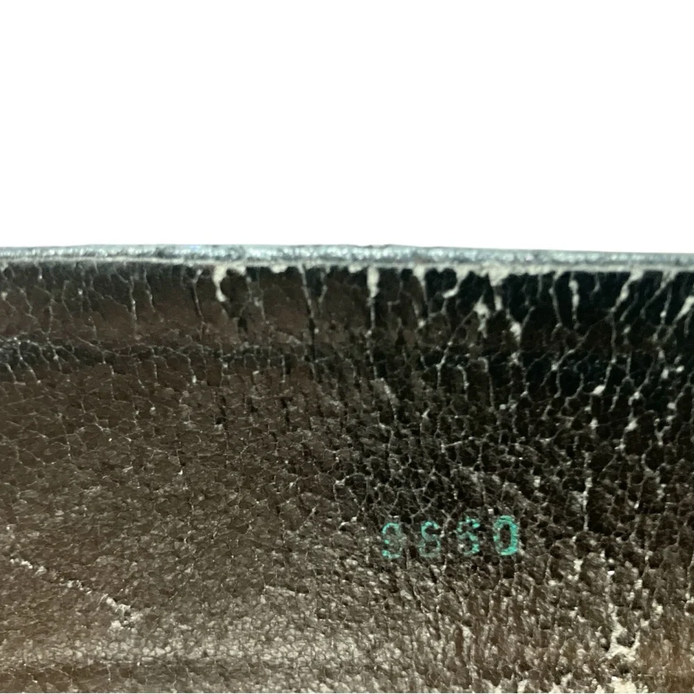 St. John Black and Gold Belt with Ornate Design, Velcro - Picture 5 of 5